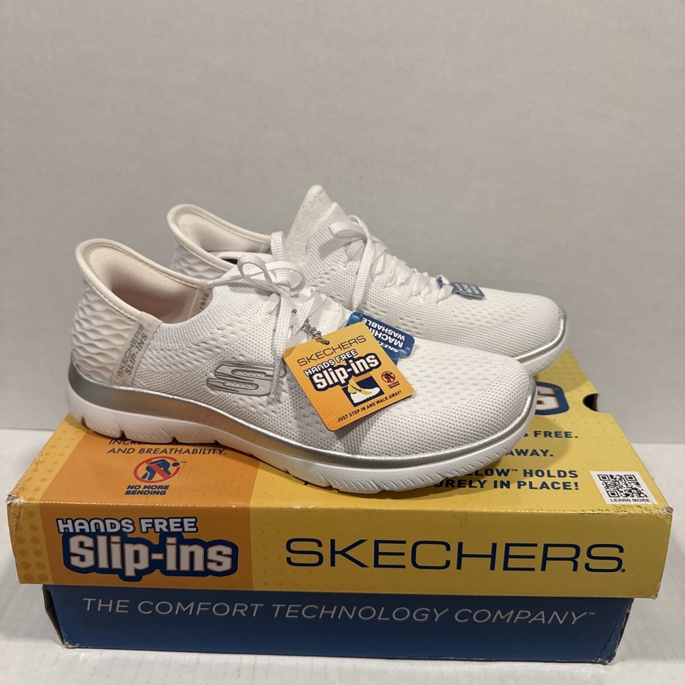 Woman's Shoes SKECHERS Summits Night Chic HandsFree SlipIns Vegan 8.5 150127/WSL
